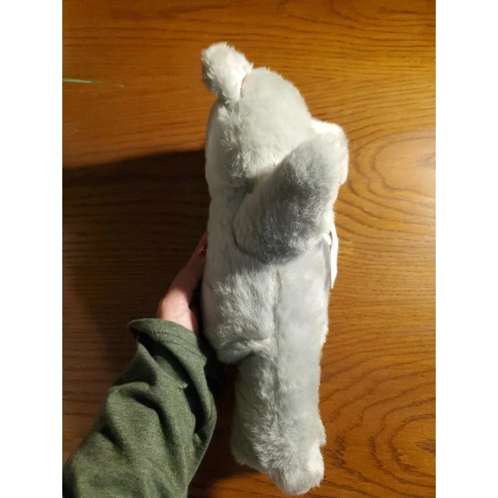 Vintage Patched Gray Teddy‎ Bear 15